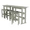 Highwood Usa Lehigh 6pc Bar Height Outdoor Patio Furniture Balcony Set AD-KITBALC201-EUC - alternate 1